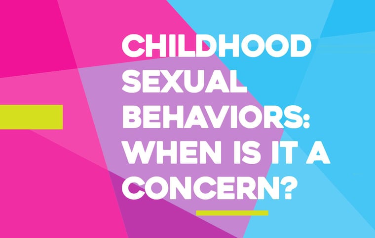 Childhood Sexual Behaviors continuing education live webinar